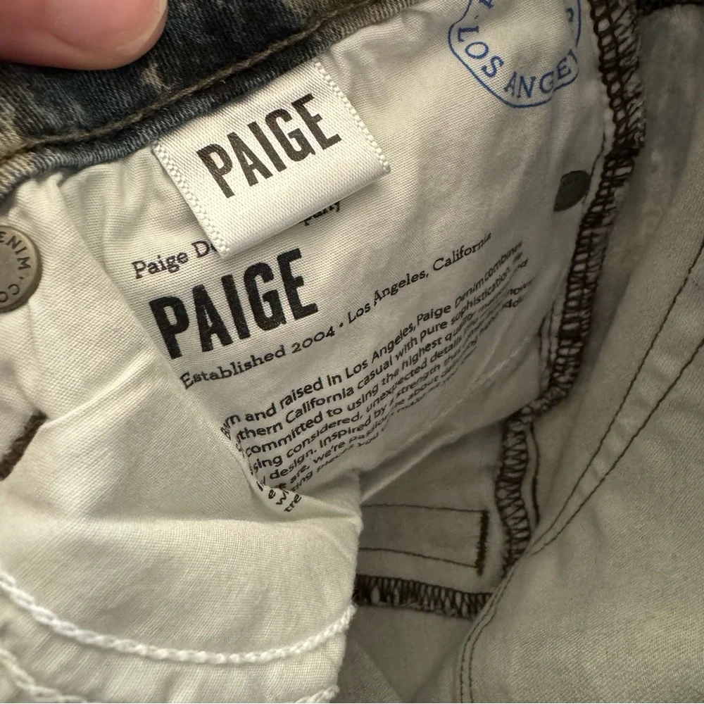 PAIGE snakeskin edgemont